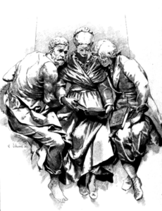 Zeichnung Gruppe von Menschen